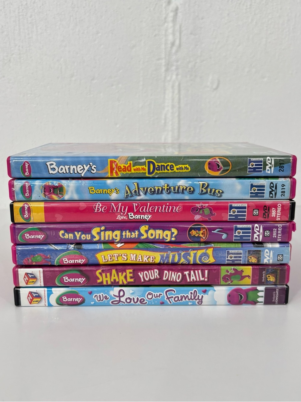 Vintage Y2K Barney DVD Bundle (Lot of 7)